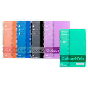 Colourhide Notebook A4 240 Pages Assorted Pack 5