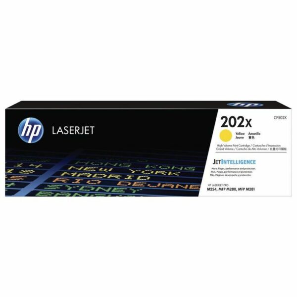 HP 202X Toner Cartridge Yellow