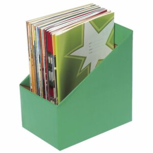 Marbig Book Box large Green Pack of 5