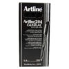 Artline 204 Faxblac Fineliner Pen 0.4mm Black