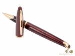 Waterman Carène Ballpoint Pen Marine Amber with Gold Trim