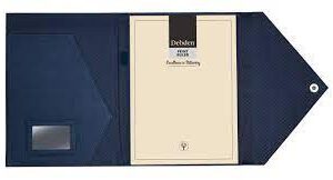 Collins Debden A4 Tri Portfolio with Magnetic Closure Blue