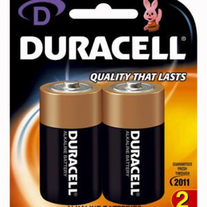 Duracell D Batteries Pk/2