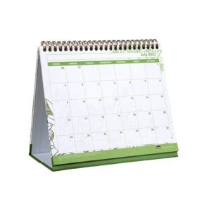 Sasco 2023 Eco Tri-Fold Desk Calendar 210 X 180mm 12 Pack