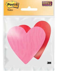 Post-it 7350-HRT Heart Super Sticky Notes