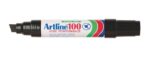 Artline 100 Permanent Maker 12mm Chisel Nib Black
