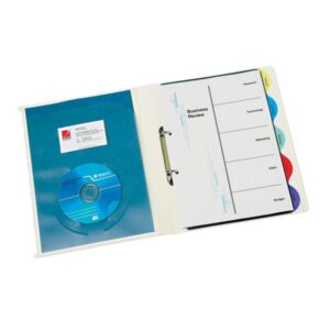 Marbig View Tab A4 Presentation Binder White 10 Tab Dividers 5910008