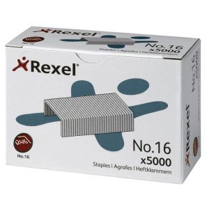 Rexel No. 16 24/6mm Staples 5000 Pack