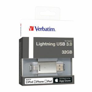 Verbatim 65560 On The Go Apple Lighting USB 3.0 32GB Silver