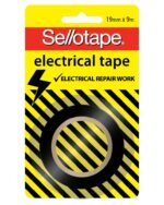 Sellotape Electrical Tape 19mmx 9m Black