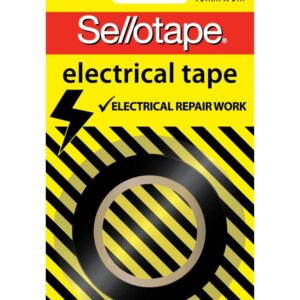 Sellotape Electrical Tape 19mmx 9m Black