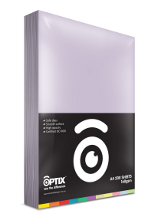 Optix Coloured Paper Cadi LIlac A4 160gsm 200/Pack 5Reams