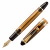 Pilot Custom 823 Fountain Pen Brown Barrel Broad 14K Gold Nib