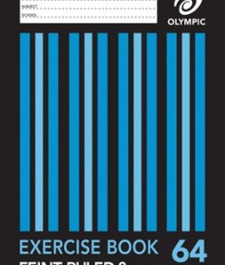 Olympic Exercise Book A4 64 Page 8mm Feint Ruled