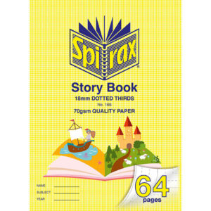 Spirax 166 Story Book 335X240mm 64 Page 18mm Dot Third