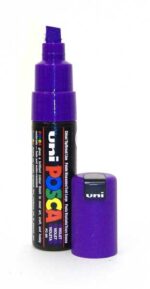 Uni Posca Poster Marker Chisel Shaped 8.0mm PC-8K Purple