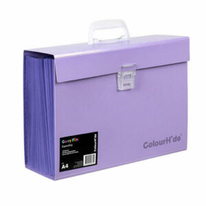 ColourHide Colourhide Expanding Carry File Purple