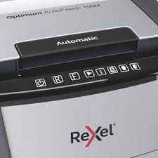 Rexel Optimum Autofeed Shredder 100M Micro Cut front 1