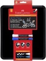 Faber-Castell Double Sided Blackboard With Two Liquid Chalk Markers