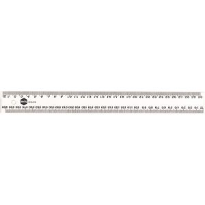 Marbig Plastic Ruler Clear 40cm