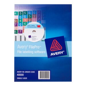 Avery Filepro Software Single User 40000
