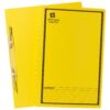 Avery Spiral Spring File Yellow 88547 with Black Print 25 Pack