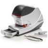 Rexel 2104454AU Optima 45 Electric Stapler Silver/Black