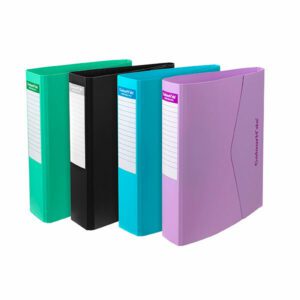 ColourHide Lever Arch File PP A4 70mm Assorted 6 Pack