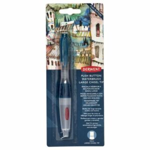 Derwent Push Button Large Chisel Tip Waterbrush