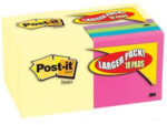 Post-it 654-14-4B Yellow Notes + 4 Ultra Bonus Pads