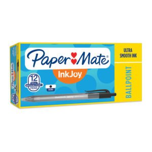 Papermate Inkjoy 100RT Retractable Ballpoint Pen Medium 1.0mm Black