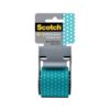 Scotch Expressions Packaging Tape 141-PRTD2 Turquoise With Dots