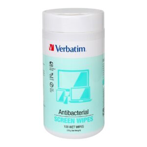 Verbatim Antibacterial Screen Wipes 100 Pack
