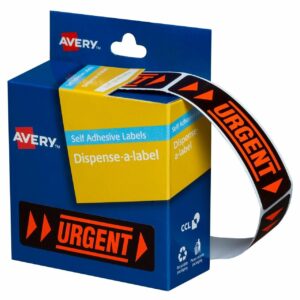 Avery Pre-printed Dispenser Labels 'Urgent' Pk/125 937251