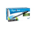 Papermate Flexgrip Ultra Retractable Medium Ballpoint Pen Black 12 Pack