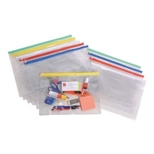 Marbig Clear Cases A4 335mm x 245mm Assorted