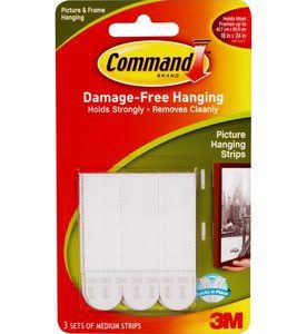 3M 17201 Command Medium Picture Hanging Strips