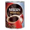 Nescafe Blend 43 Instant Coffee Can 1KG Box of 6