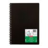 Derwent Visual Art Diary 110gsm 120 Page A4 Portrait Black