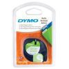 Dymo LetraTag Black on White Paper Tape 12mm x 4m Pk/2 SD92630