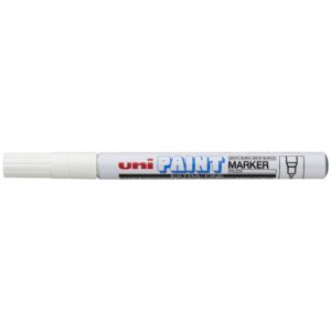 Uni Extra Fine Paint Marker PX-203 White