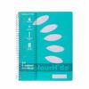 Colourhide 5 Subject Book A4 250PG Aqua
