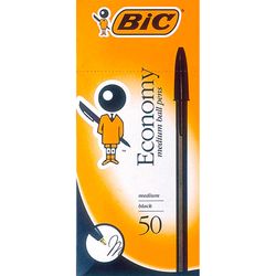 Bic Economy Ballpoint Pens Black Bx/50