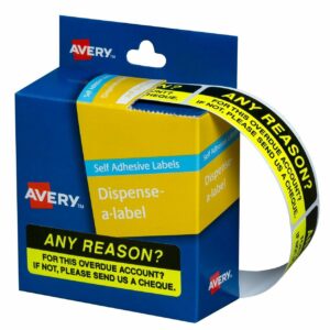 Avery Pre-printed Dispenser Labels 'Any Reason?' Pk/125