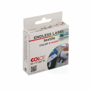 Colop E-Mark Endless Label 14mmX8m Textile White