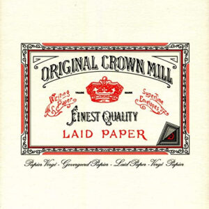 Original Crown Mill Laid Paper Writing Pad Cream