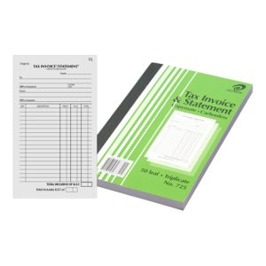 Olympic Invoice & Statement Carbonless Triplicate #725