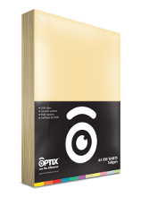 Optix Coloured Paper Kula Cream A4 160gsm 200/Pack 5 Reams
