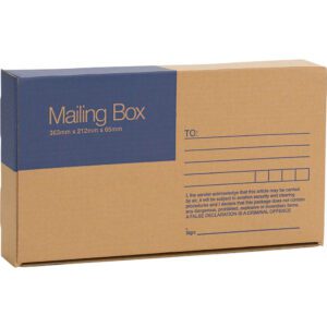Cumberland Mailing Box 363 X 212 X 65mm Brown Box 25