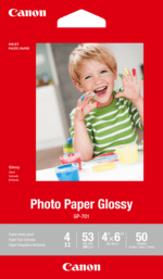 Canon 4"x6" Glossy Photo Paper - 50 Sheets